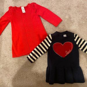 Baby gap/Carter knitted dress for 12M